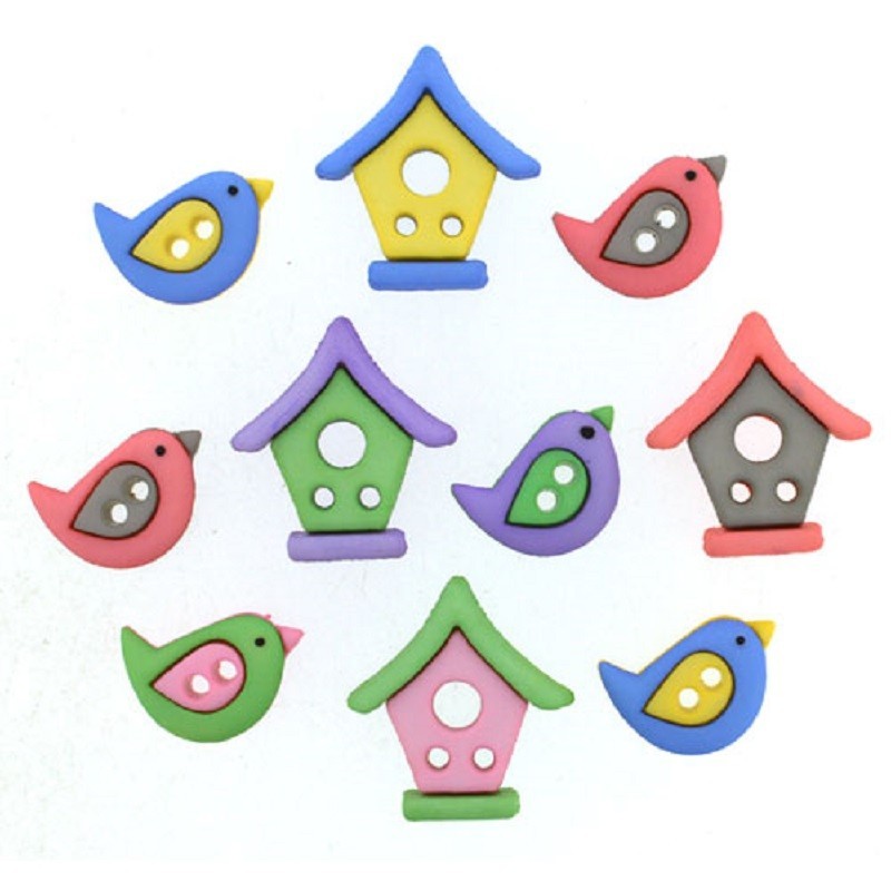 Botones Bird Neighborhood
