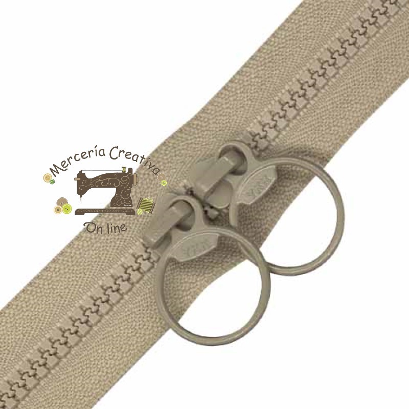 CREMALLERA DOBLE CARRO 45cm