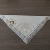 pañuelo de bautizo con fecha y nombre