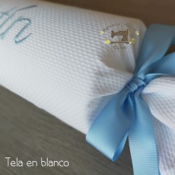 Caramelo antivuelco personalizado detalles en celeste
