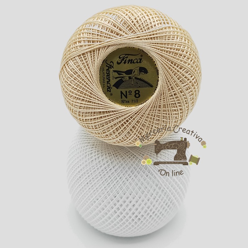 Ovillo hilo perlé Finca número 8 de 50gr