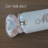 Caramelo antivuelco personalizado detalles gris