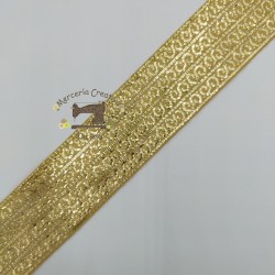 Cinta decorada con ondas oro o plata