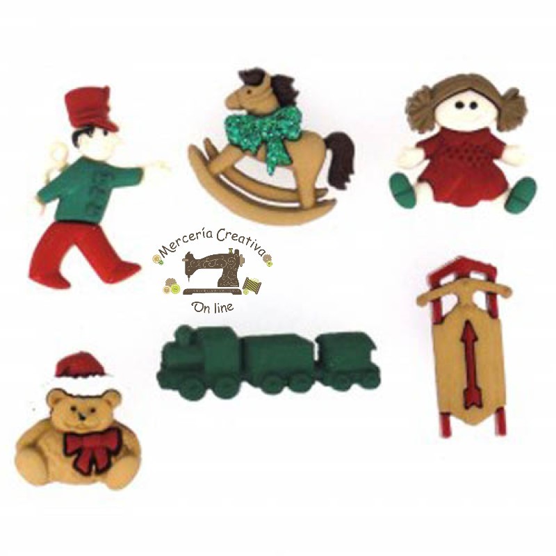 Botones CHRISTMAS TOY