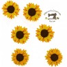 Botones Sunflowers