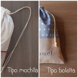 Bolsita de tela personalizada