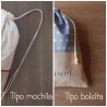 Bolsita de tela personalizada