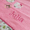 Toalla personalizada para niña