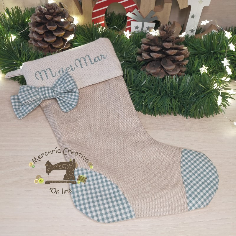 bota de navidad con nombre bota de navidad con nombre