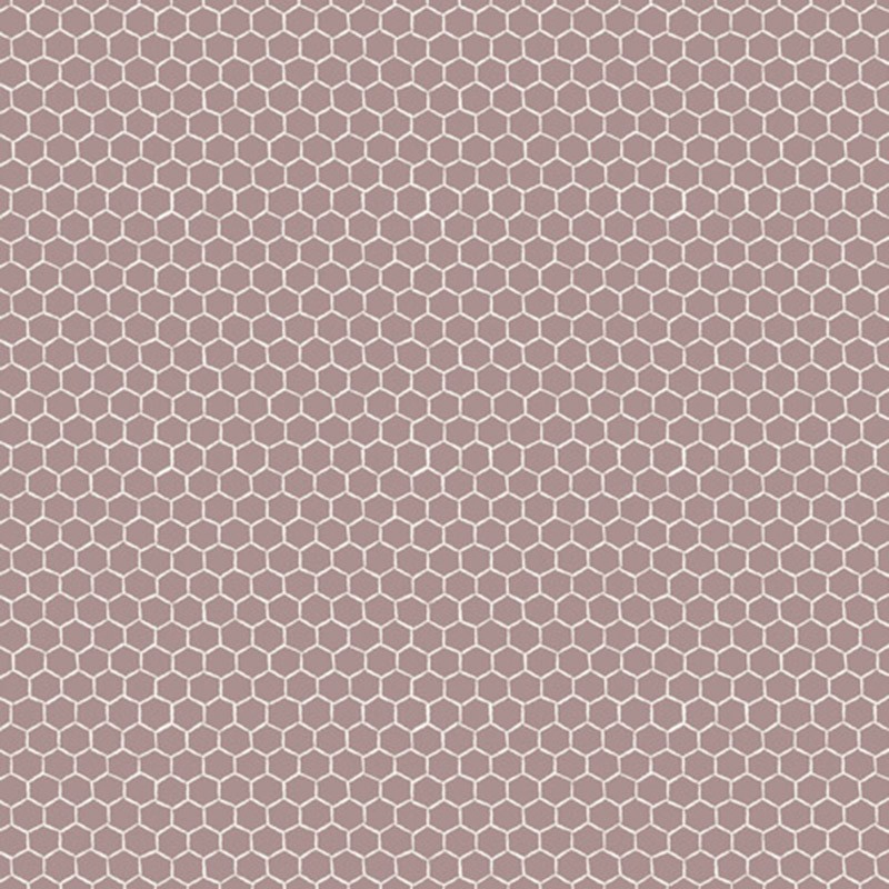 Tela panal marrón topo