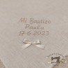 pañuelo de bautizo bordado