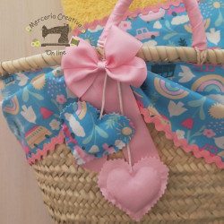 Capazo y toalla modelo "Sunshine"