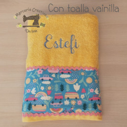 toalla playa niña
