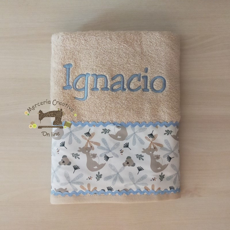 Toalla niño personalizada