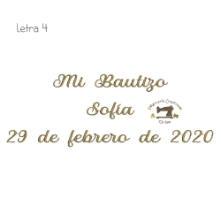 Pañuelo de bautizo bordado floral
