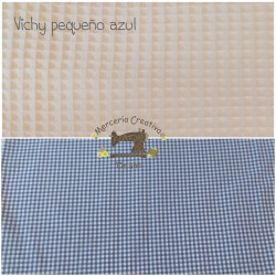 Mochila infantil waffle crema opción bolsita a juego