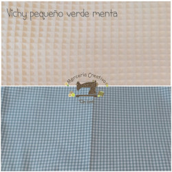 Mochila infantil waffle crema opción bolsita a juego