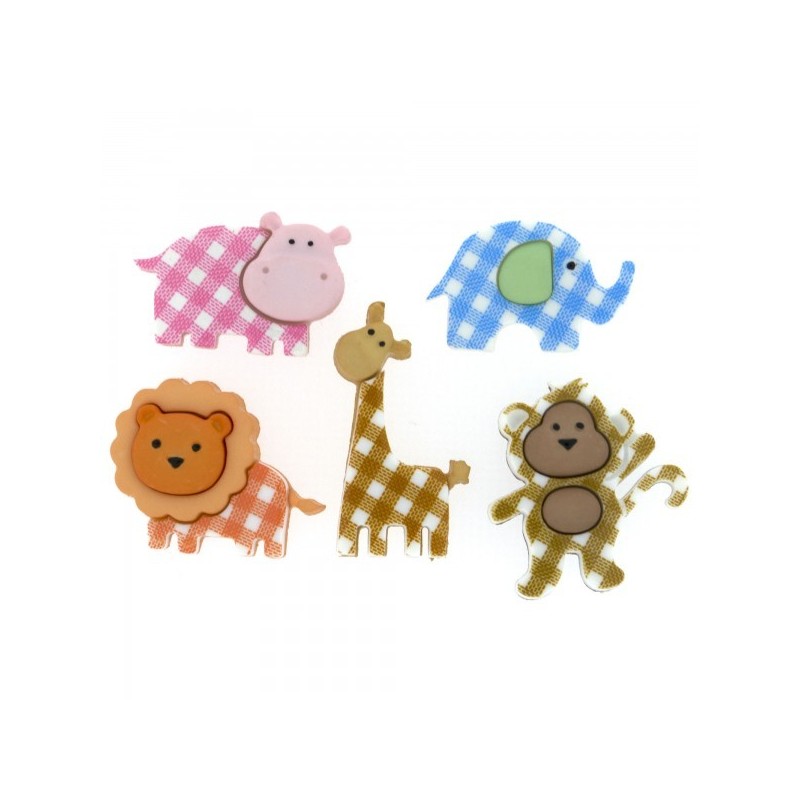 Botones infantiles patchwork