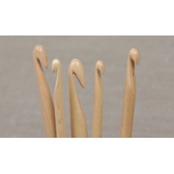 Ganchillos de madera de abedul Drops