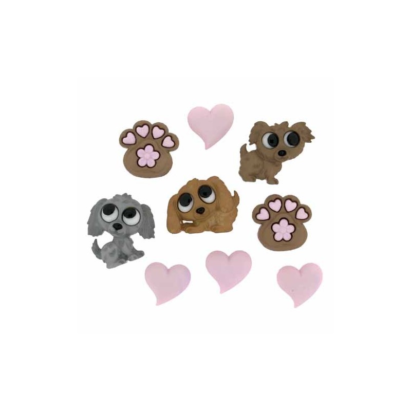 Botones Puppy love