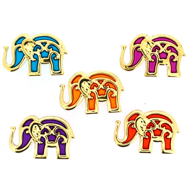 Botones bollywood elephants