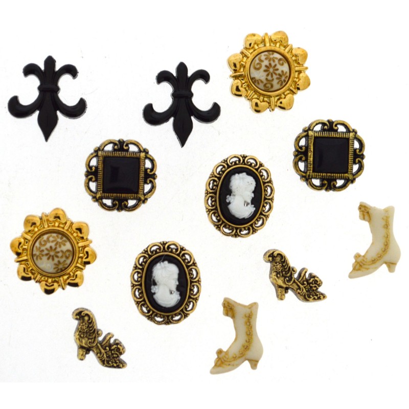 Botones Victorian Miniatures