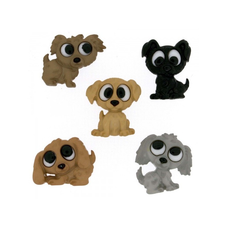 Botones PLAYFUL PUPPIES
