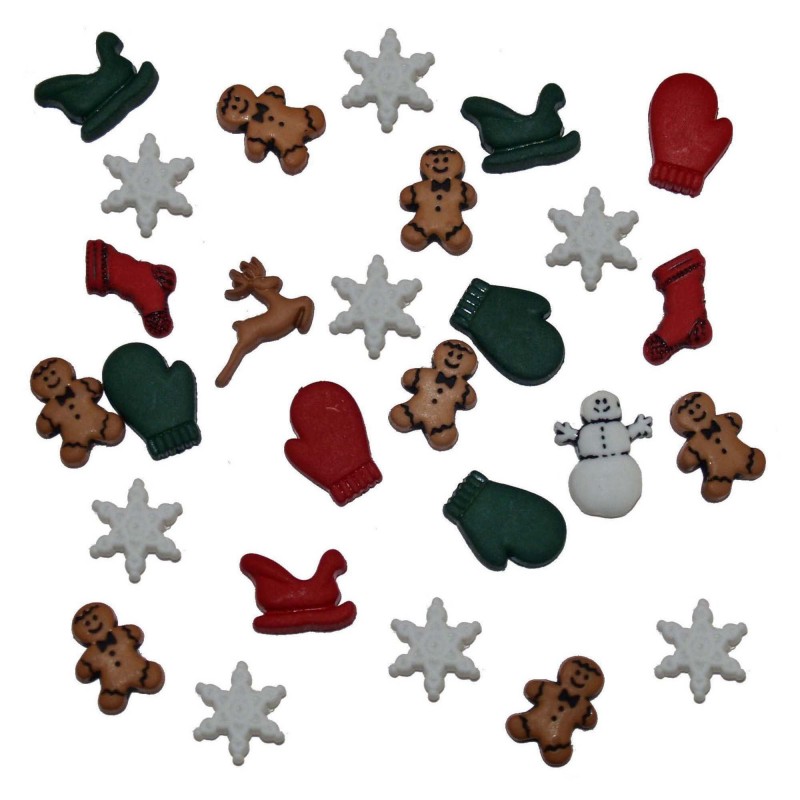 Botones Christmas Miniatures